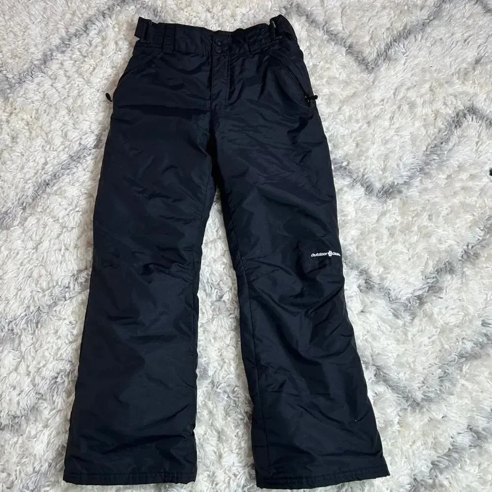 Kids Black Joggers snow